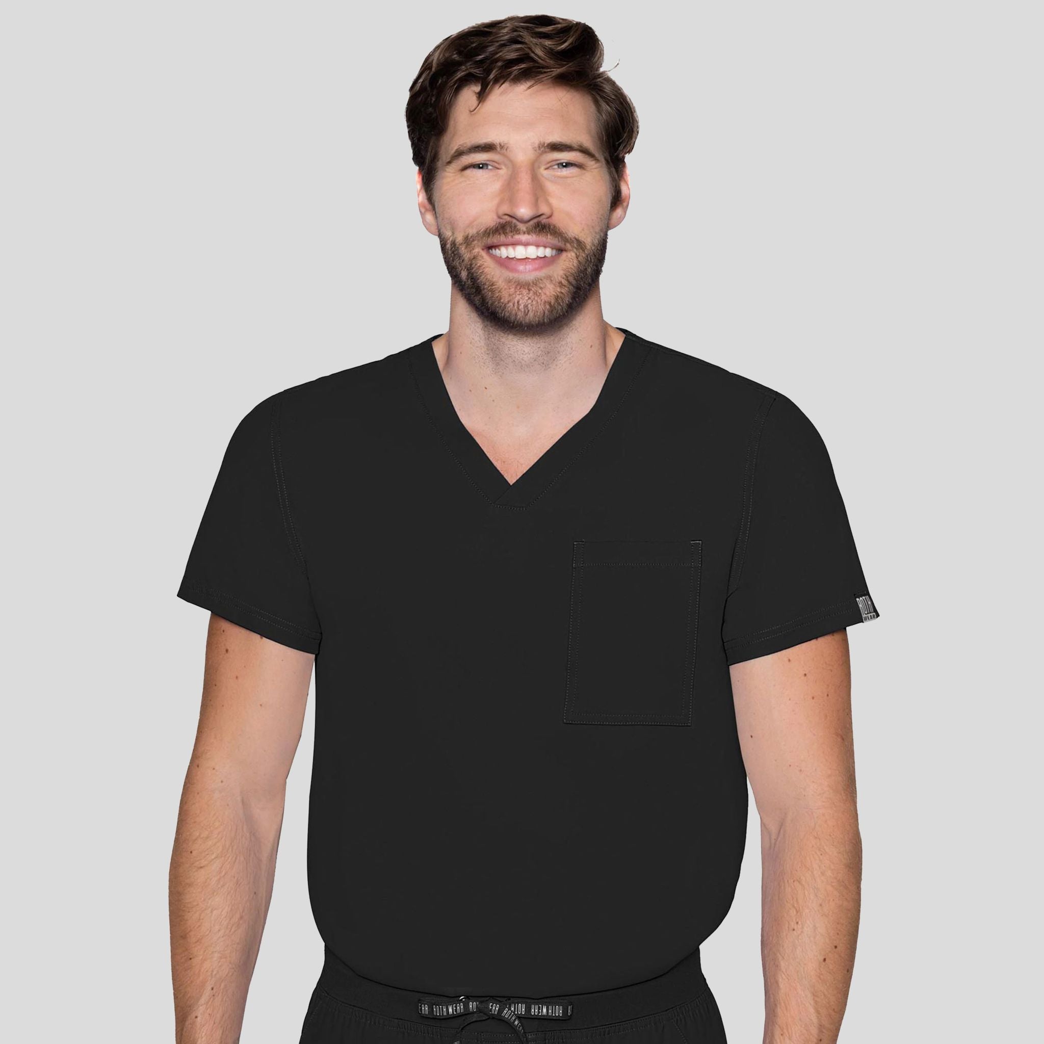 Mens 1 Pocket Top | Black