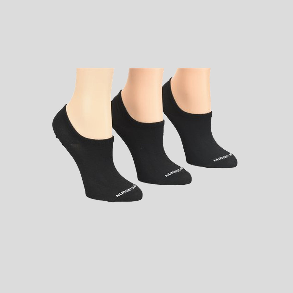 Sustainable No-Show Liners 3 Pack | Black