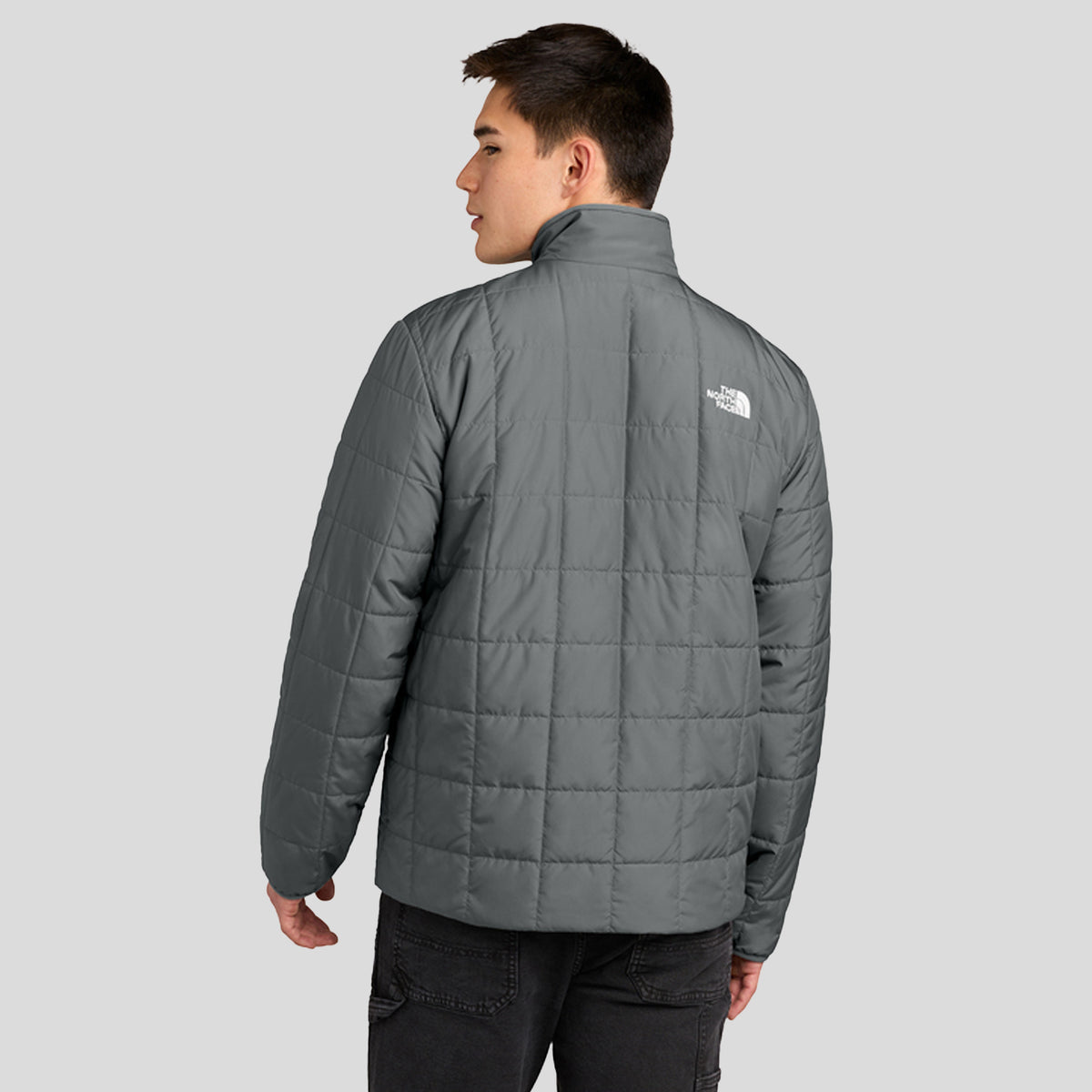 Menβs Iron Drift Quilted Jacket | Smoked Pearl Grey