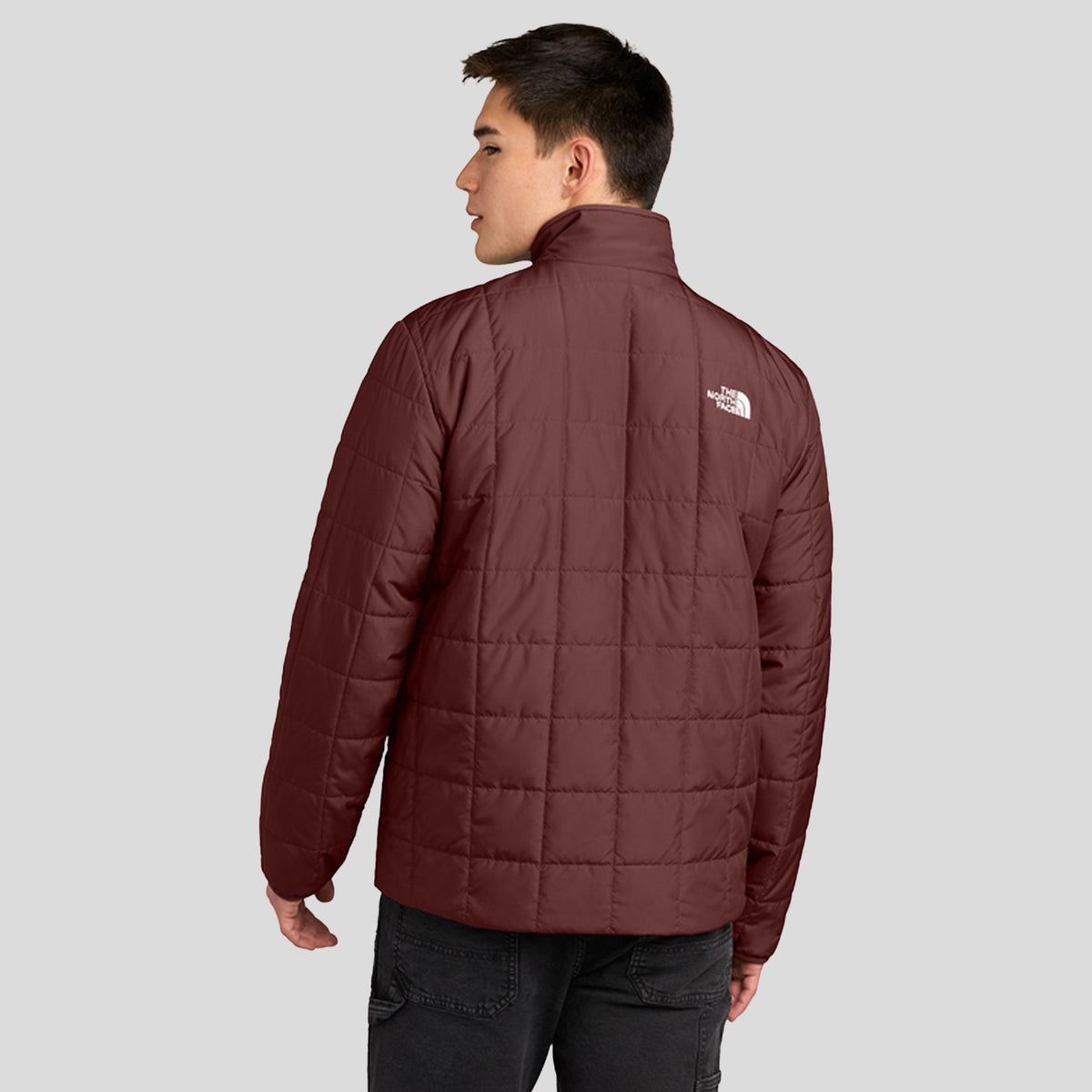 Menβs Iron Drift Quilted Jacket | Sumac Burgundy