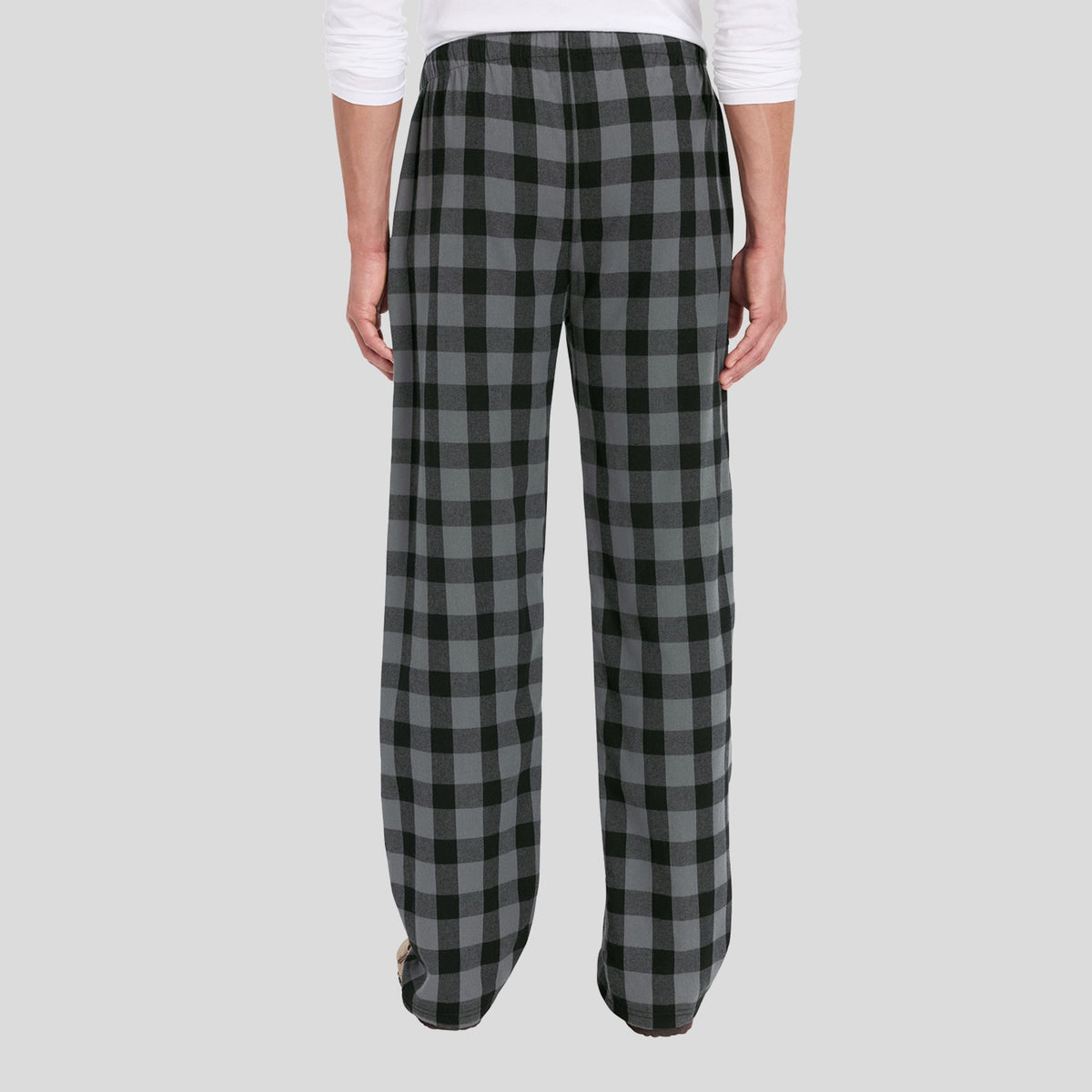 Flannel Pocket Pant | Grey/ Black Buffalo Check