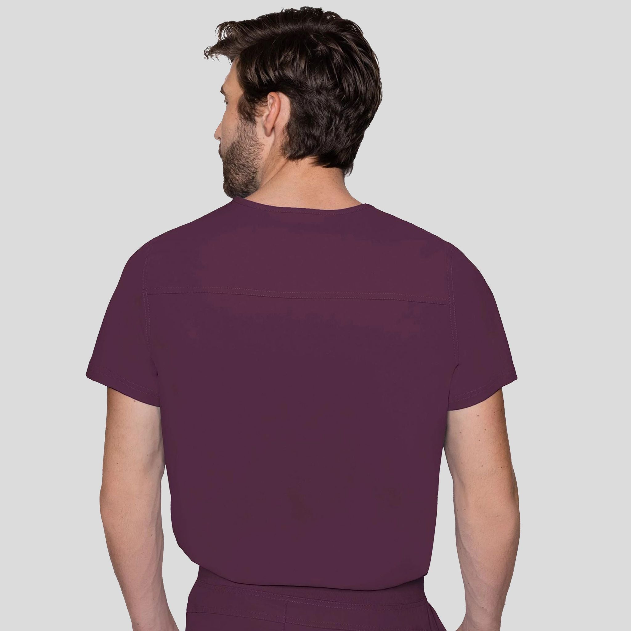 Mens 1 Pocket Top | Wine