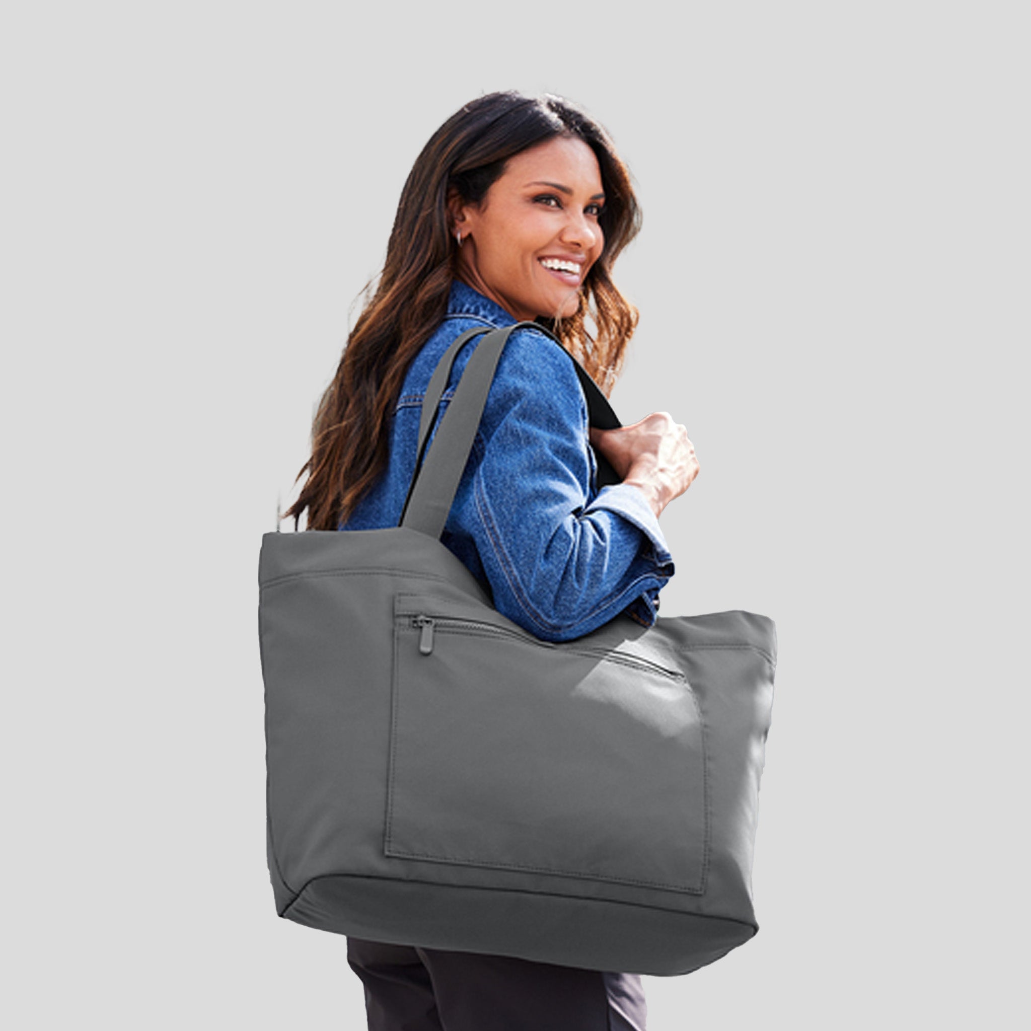 Matte Carryall Tote | Storm Grey